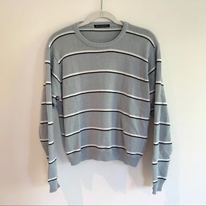 Brandy Melville sweater (one size, color light blue with stripes)